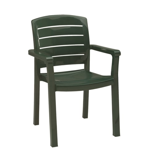 Grosfillex® Acadia Classic Dining Armchair, Amazon Green